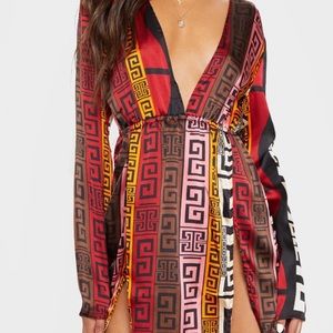 PLT XS Aztec Dress with slits